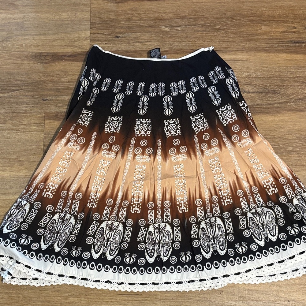 🌹🌹Sport Collection Black and Brown A-Line Skirt